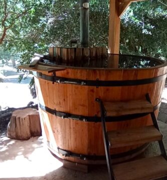 Cabañas en Coronel con tinajas o Hot Tub